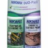 * Nikwax Fabric And Leather Spray 2 Pack 125 Ml New Threads Footwear Accessories