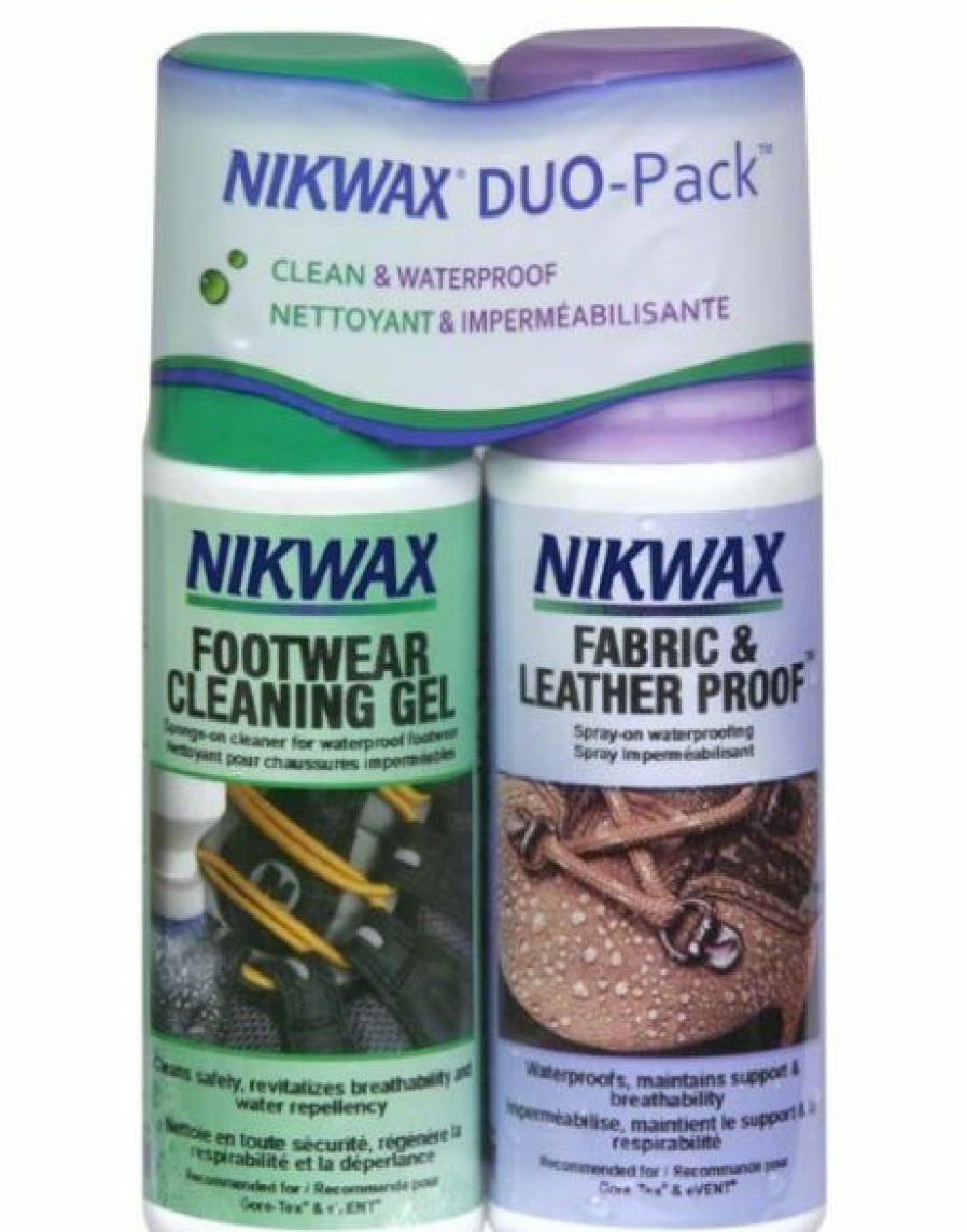 * Nikwax Fabric And Leather Spray 2 Pack 125 Ml New Threads Footwear Accessories