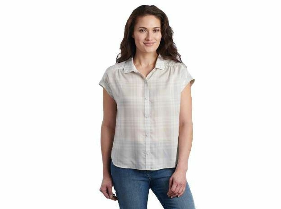 * Kuhl Women'S Eden Plaid Short Sleeve Shirt Quality Guarantee Shirts