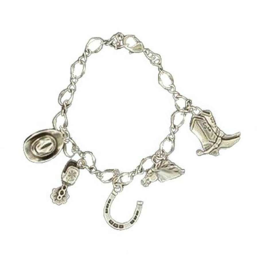 * Blazin Roxx Women'S Silver Chain Bracelet Attractive Jewelry