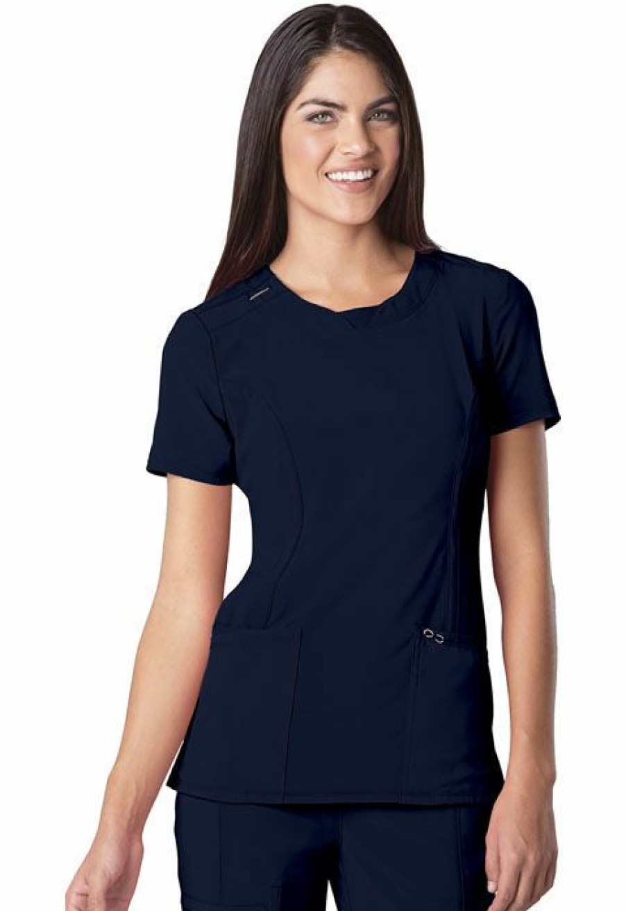 * Cherokee Women'S Round Neck Top Online Sales Scrubs