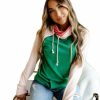 * Ampersand Avenue Women'S Booked And Busy Doublehood Sweatshirt Discount Green Hoodies & Sweatshirts