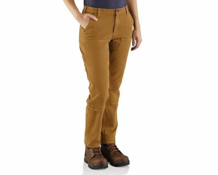 * Carhartt Women'S Straight Fit Twill Double Front Pant Best Price Pants