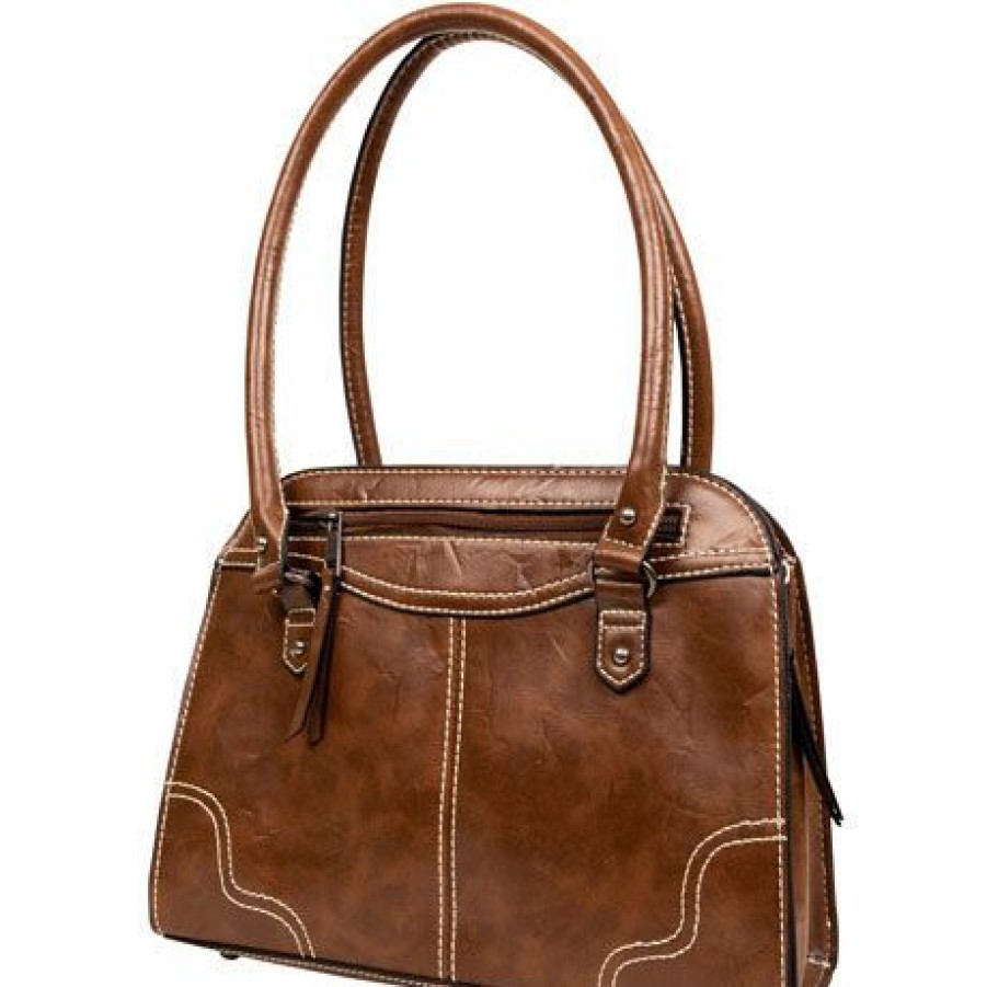 * Coral Ridge Women'S Satchel Tan Crazy Deals Bags & Purses