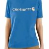 * Carhartt Women'S Loose Fit Heavyweight Short Sleeve Logo Graphic Tee Shirt Popular Shirts