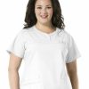 * Wonderwink Women'S Patience Curved Notch Neck Top Online Store Scrubs