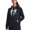 * Under Armour Women'S Rival Fleece Logo Hoodie Cheap Black/White Hoodies & Sweatshirts