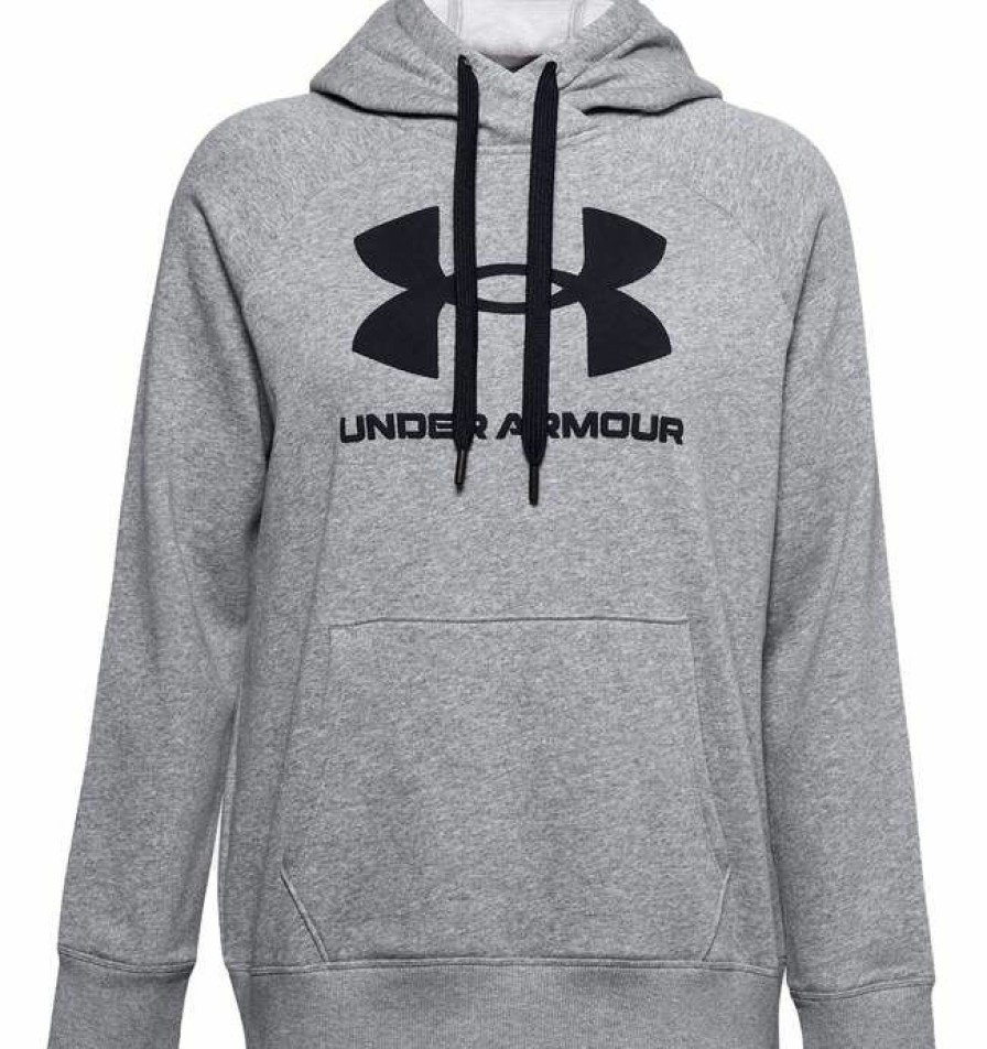 * Under Armour Women'S Rival Fleece Logo Hoodie Cheap Black/White Hoodies & Sweatshirts