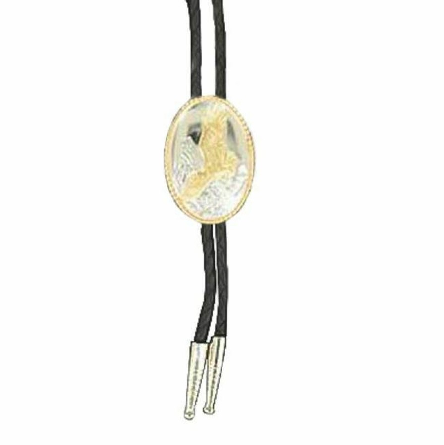 * Double S Men'S Soaring Eagle Bolo Tie Attractive Jewelry