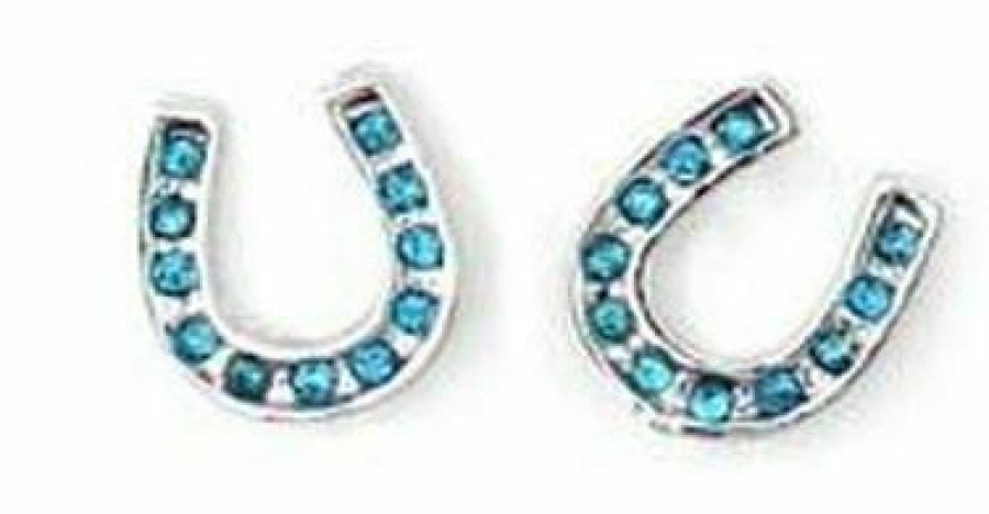 * Wyo-Horse Women'S Earring Stone Horseshoe Turquoise Discount Jewelry