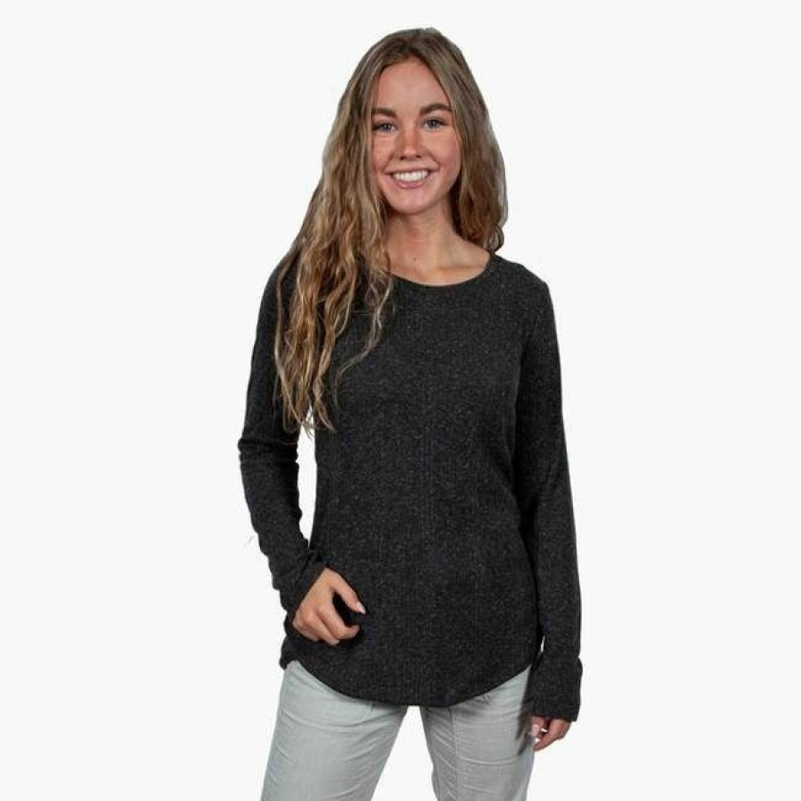 * Kuhl Women'S Long Sleeve Emery Top Attractive Charcoal Shirts