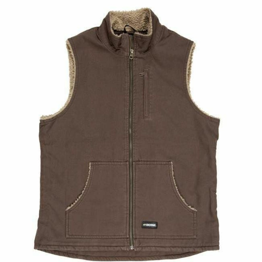 * Berne Women'S Canyon Sherpa Lined Vest Hot Selling Coats & Jackets