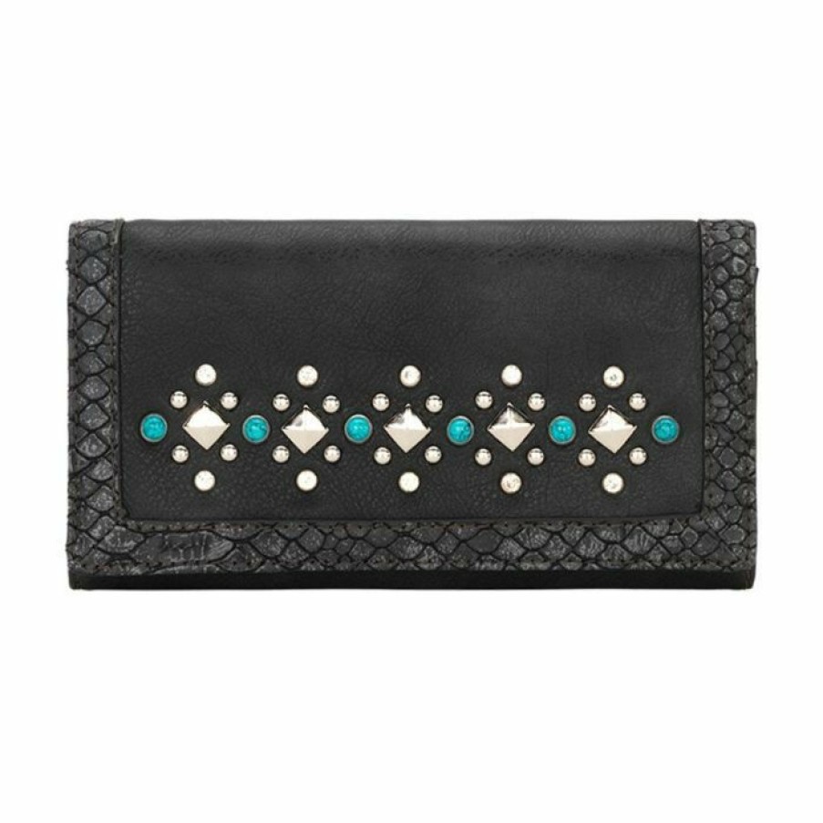 * Bandana Guns And Roses Flap Wallet Online Store Wallets